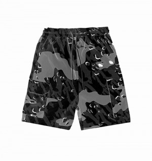 Conjuntos Trapstar Decoded Camo Shorts Hombre Negros Camuflados | NHXBAP-893