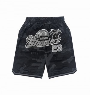 Conjuntos Trapstar *PRE ORDER* Shooters SS23 Basketball Shorts Hombre Negros Camuflados | XCBOSU-621