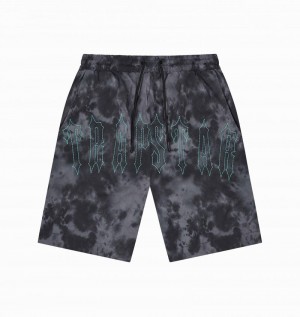 Conjuntos Trapstar Pigment Irongate Shorts Hombre Negros | JMGBKW-519