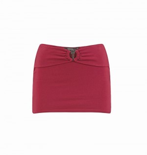 Falda Trapstar Irongate T Belt Mini Mujer Rojos | CXGOJZ-947