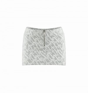 Falda Trapstar Jacquard Mini Mujer Blancos | MIVHJN-584