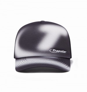 Gorras Trapstar Hyperdrive Blur Trucker Hombre Negros Blancos | MAQGFN-739