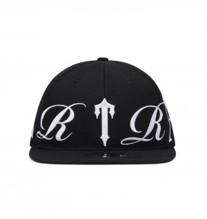 Gorras Trapstar Script Fitted Hombre Negros | ATMCGO-953