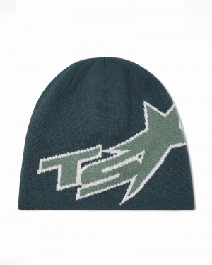 Gorro Trapstar TS Star Hombre Verdes | SDTEKG-249