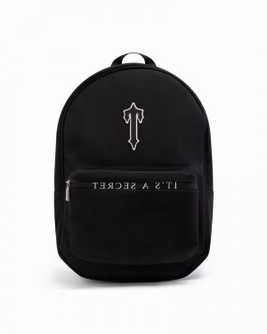 Mochilas Trapstar It’s A Secret Rucksack Hombre Negros Blancos | CQTJIO-764