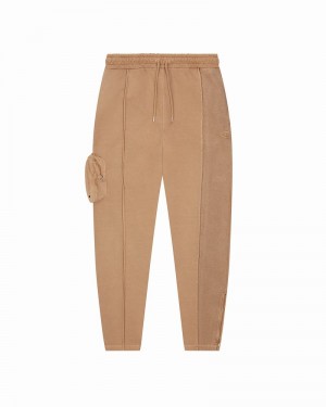 Pantalon Trapstar Construct Hyperdrive Jogging Hombre Cafes | DJMSPV-425