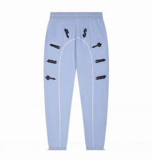 Pantalon Trapstar Irongate Shell Pista 2.0 Hombre Azules Negros | PIAKGS-602