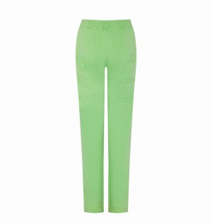 Pantalon Trapstar Irongate Split Leg Jogging Mujer Verdes | HWSEJC-065