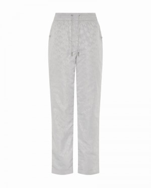 Pantalon Trapstar Monogram Mujer Plateados | KYORSB-274