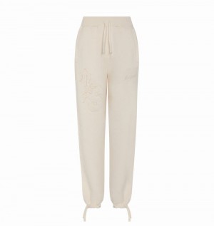 Pantalon Trapstar TS-Star Drawcord Hem Joggers Mujer Blancos | LDQTUE-543