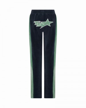 Pantalon Trapstar TS-Star Velour Mujer Verdes | XQGPDZ-360