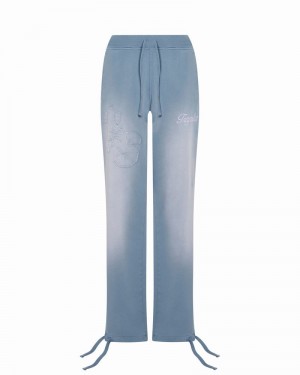 Pantalon Trapstar TS Star Applique Loose Fit Jogger Mujer Azules Azules | IMEOXC-876