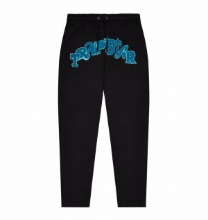 Pantalon Trapstar Wildcard Jogging Hombre Negros Turquesa | VUWYJK-382